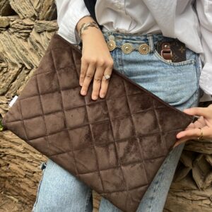 Marron chocolat Pochette